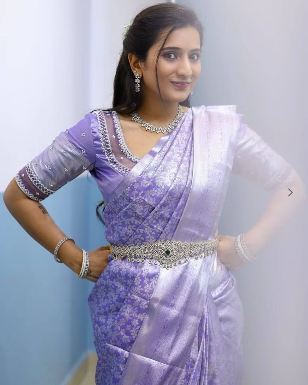 Ventura Saree Crafted for Light and Easy Draping