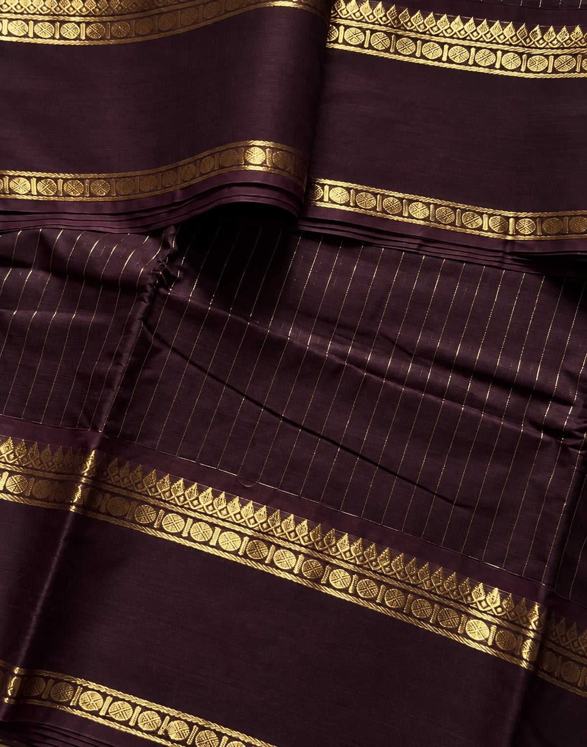 Dark Chocolate Silk Saree