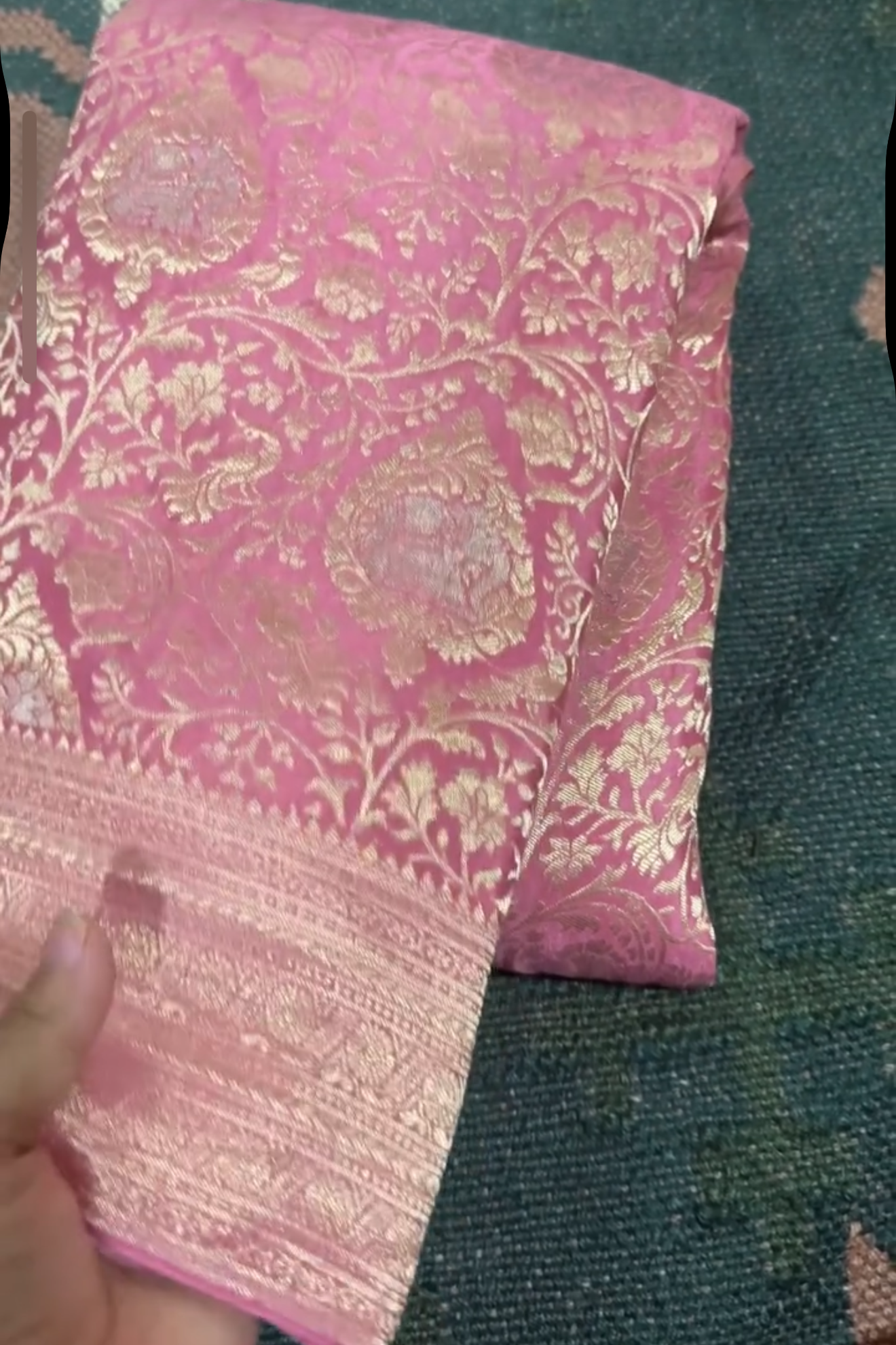 Brocade Blush Pink Saree