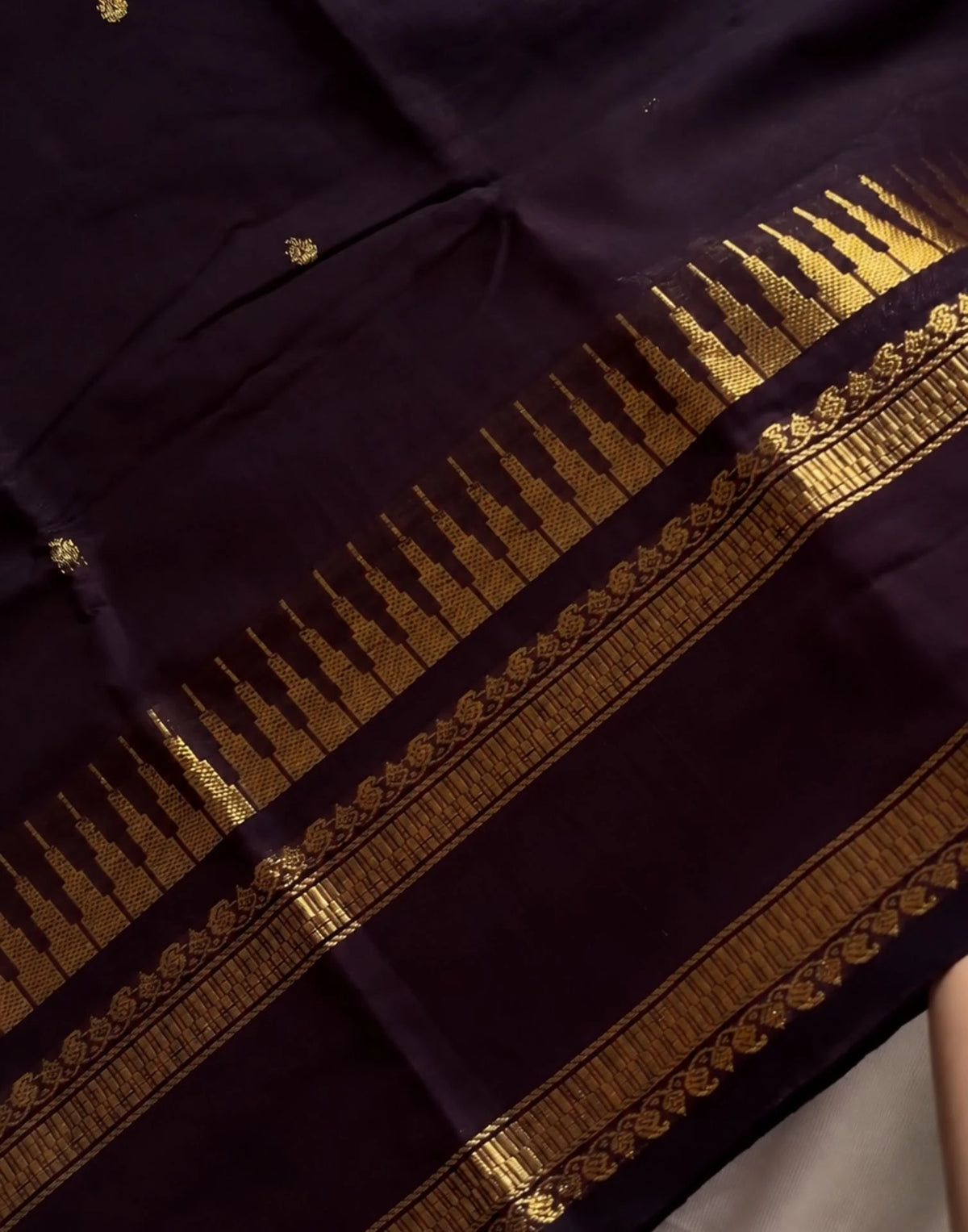 Vintage Coffee Silk Saree