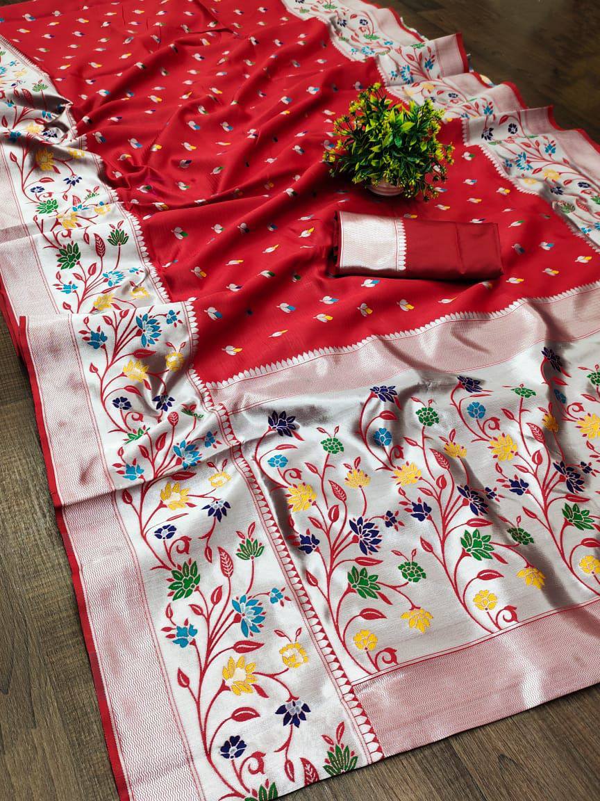 New Launch Paithani Silk Wedding Saree – Rich & Elegant