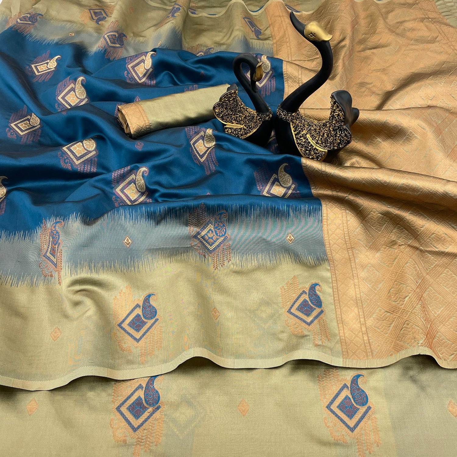 Premium Kuber Pattu Silk Saree for Wedding &amp; Party Wear