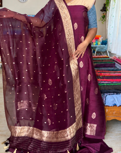 Madhura Weave Zari Suit Set
