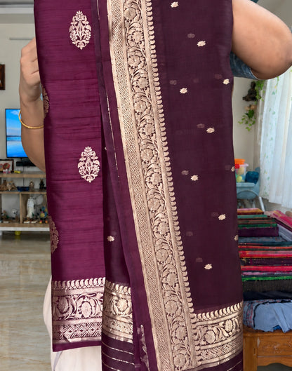 Madhura Weave Zari Suit Set