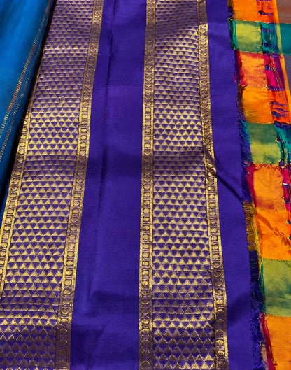 Multi Madras Silk Saree