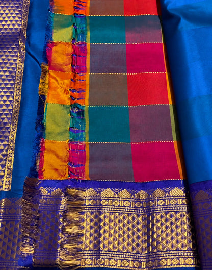 Multi Madras Silk Saree