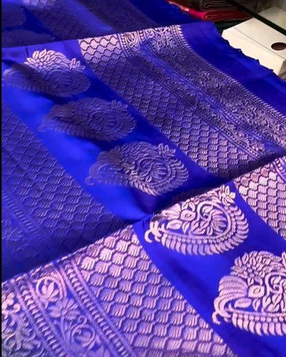Peacock Royal Silk Saree