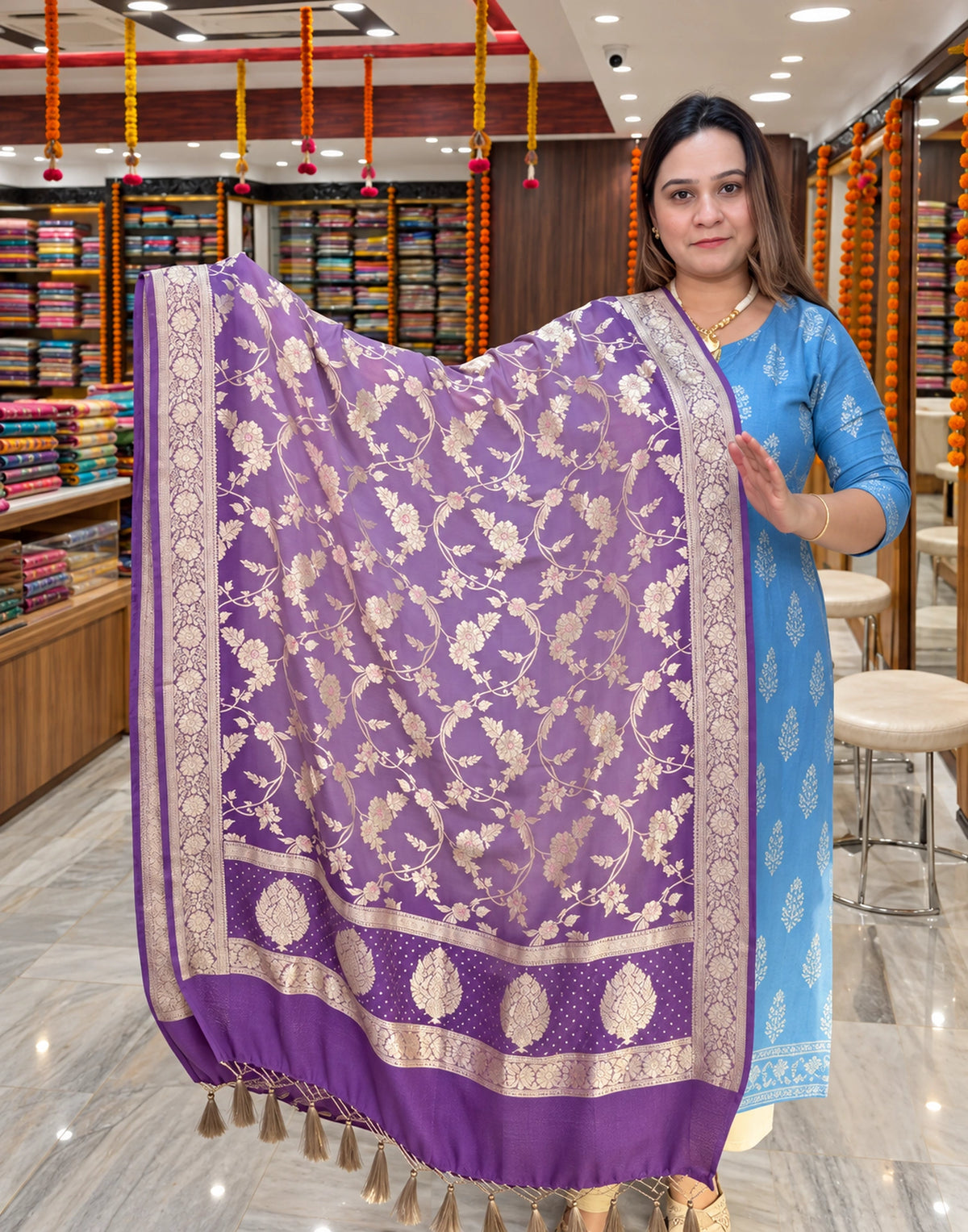 Ravy Weave Zari Suit Set