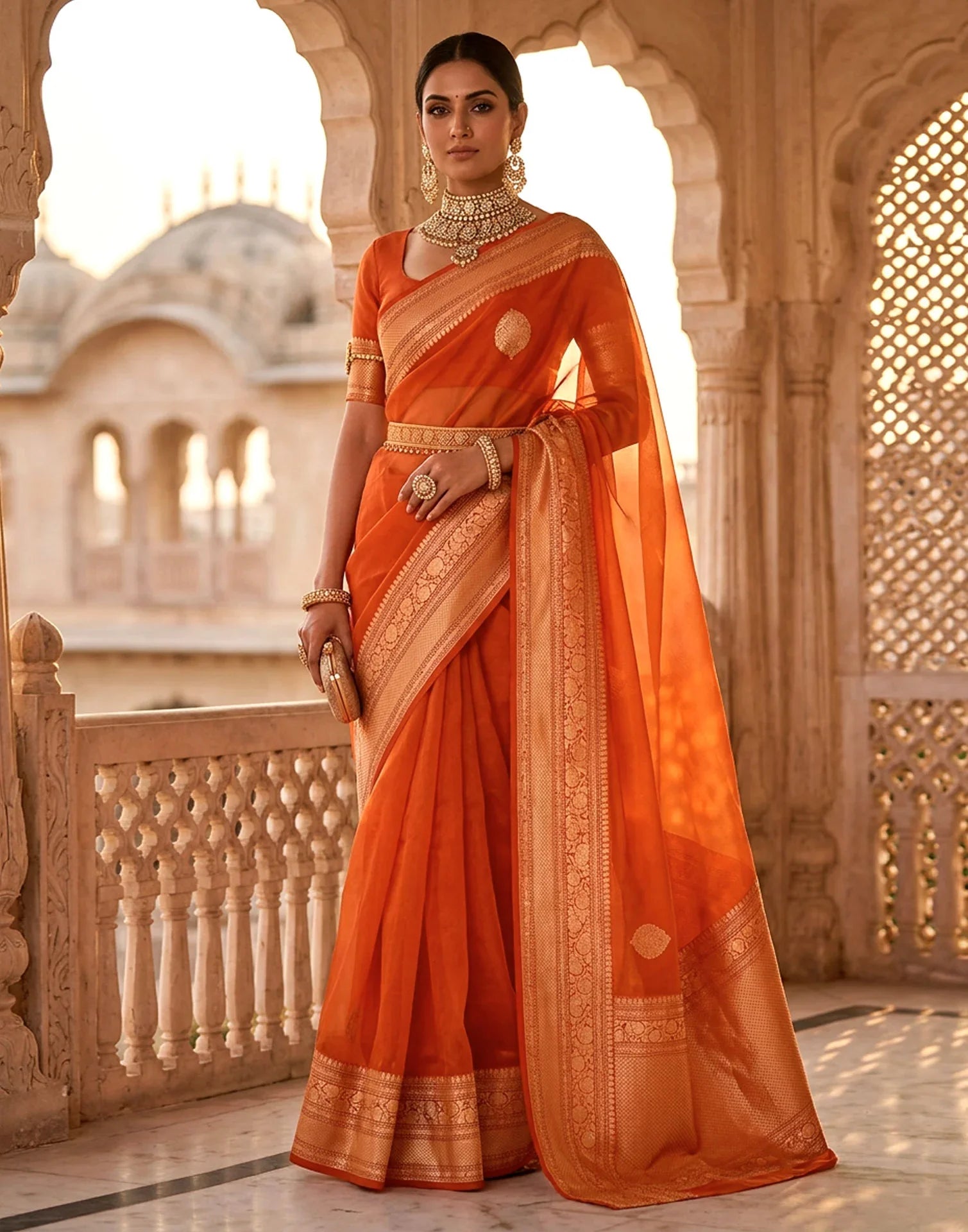 Sayanthanam Kora Silk Saree