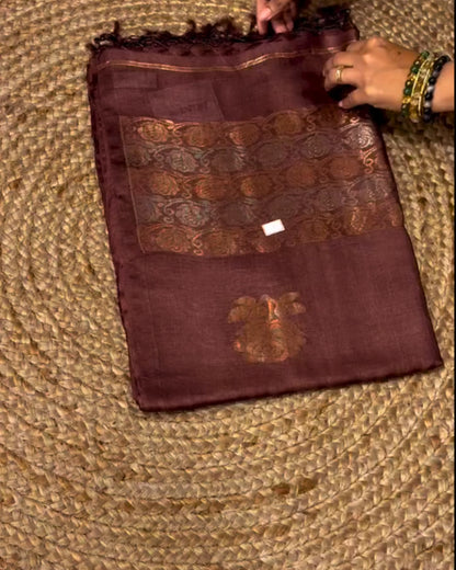 Shimmer Jamdani Saree
