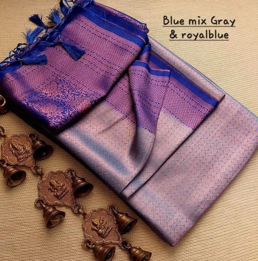 Elegant Pink &amp; Black Soft Silk Saree with Rich Woven Pallu