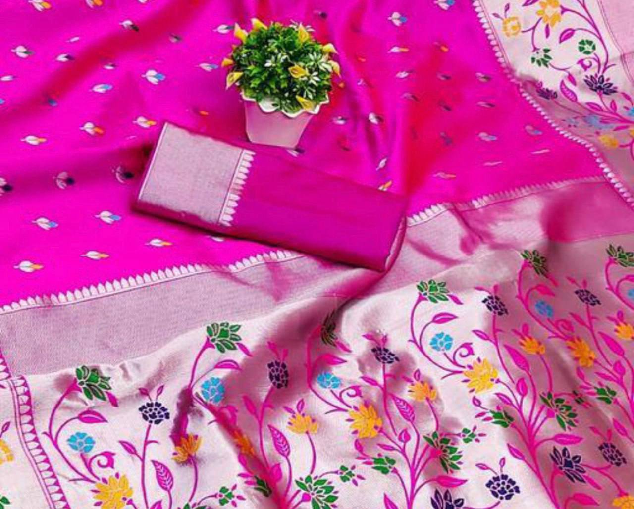 New Launch Paithani Silk Wedding Saree – Rich &amp; Elegant