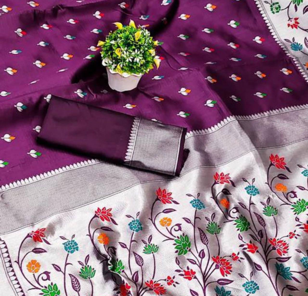 New Launch Paithani Silk Wedding Saree – Rich &amp; Elegant