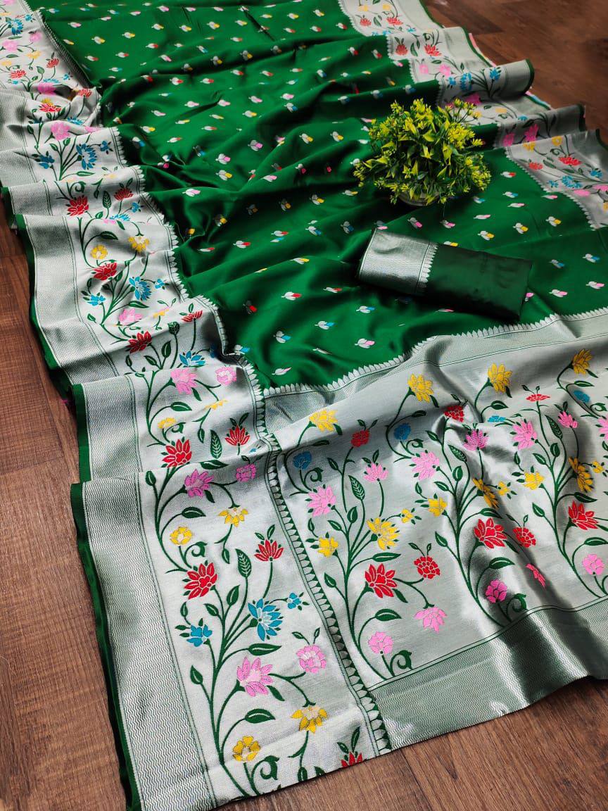 New Launch Paithani Silk Wedding Saree – Rich &amp; Elegant