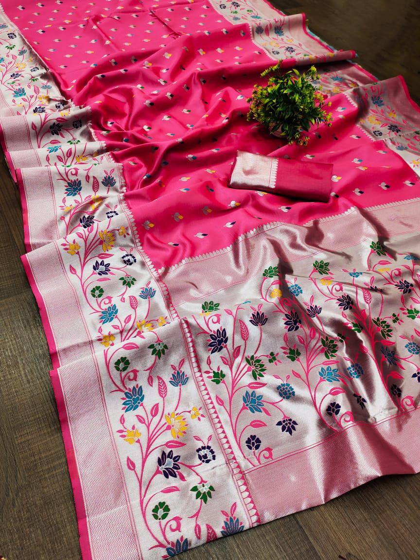 New Launch Paithani Silk Wedding Saree – Rich &amp; Elegant