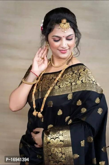 Banarasi Wedding Saree Made from Organic Lichi Silk