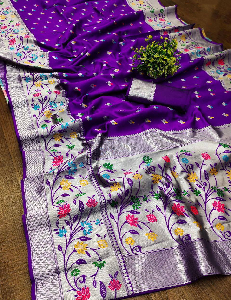 New Launch Paithani Silk Wedding Saree – Rich &amp; Elegant