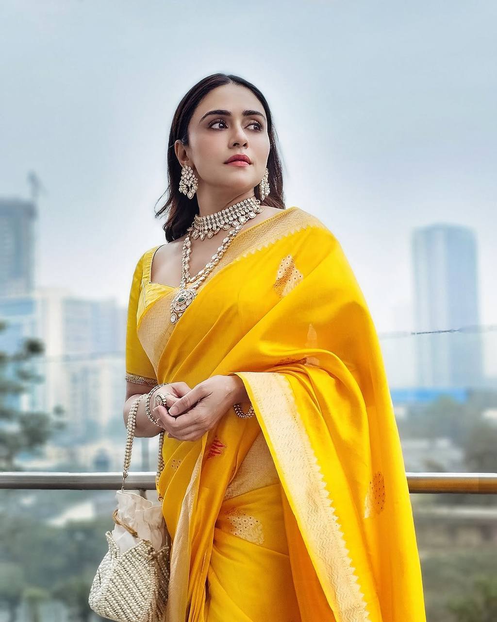 Organic Banarasi Lichi Silk Wedding Saree – Lightweight &amp; Elegant