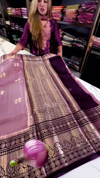 VENGAYA THOL SILK SAREE